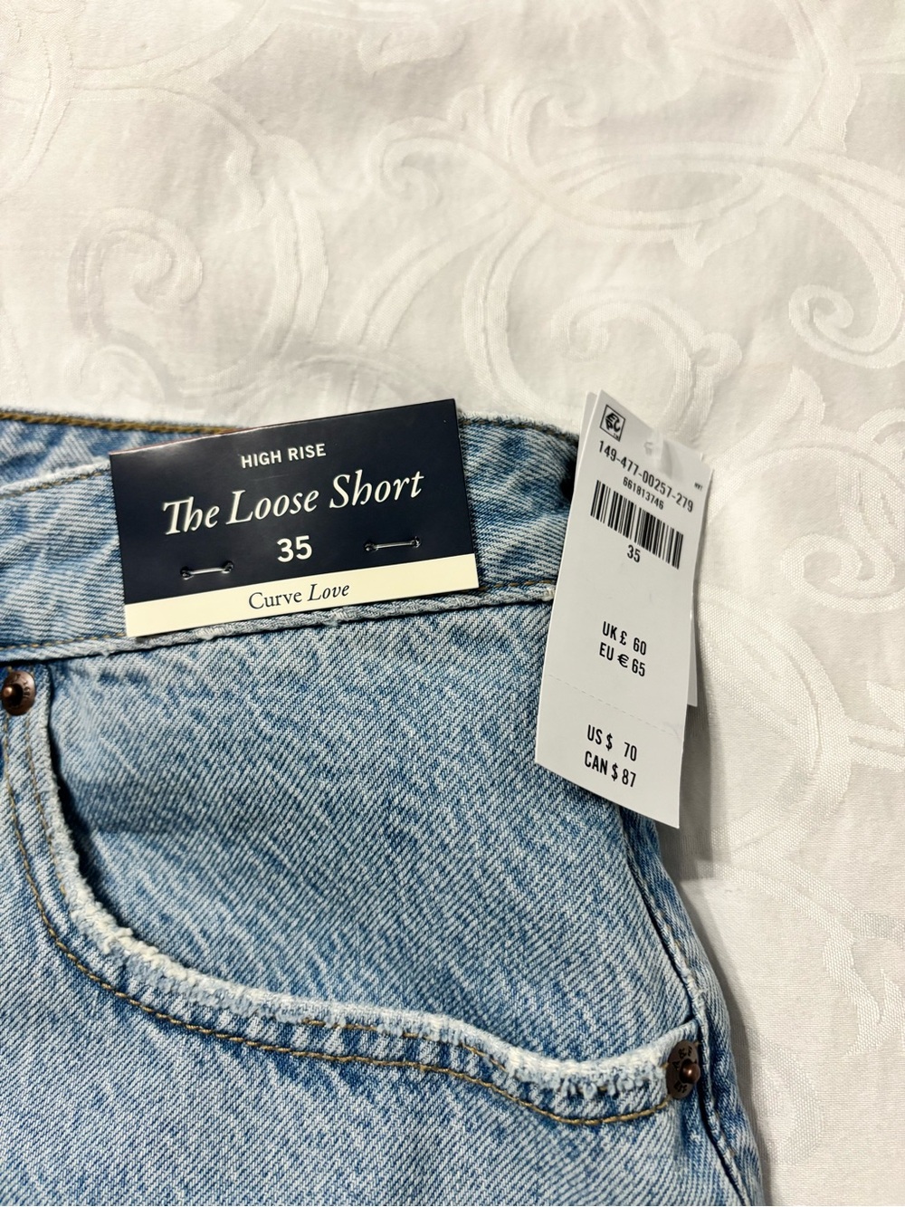 Abercrombie Loose short high rise size 35 (approximately size 20) NWT curvy 90’s - Picture 3 of 4